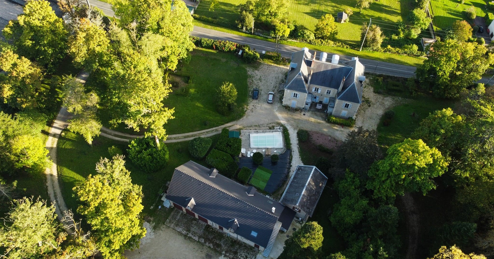 Domaine Le Founay vue du ciel